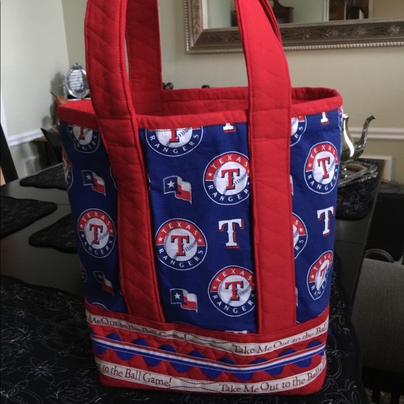 Texas Rangers Quilted Tote Bag - Picture 3 of 3